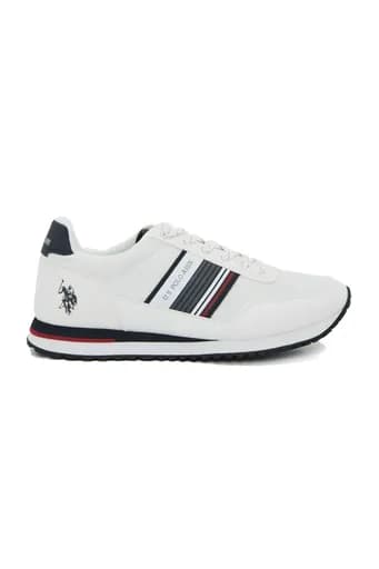 U.S.POLO ASSN ΠΑΠΟΥΤΣΙΑ SNEAKERS XIRIO009A ΛΕΥΚΟ-ΜΠΛΕ