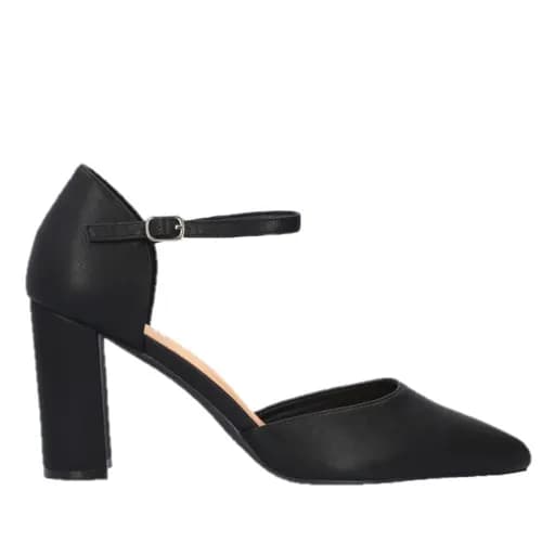 Andres Machado 6053-01 Γόβα Μαύρη 7cm