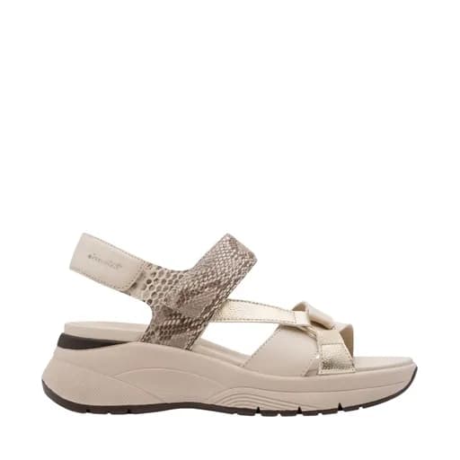 Γυναικεία πέδιλα Tamaris Comfort 8-88737-46 414 μπεζ δέρμα