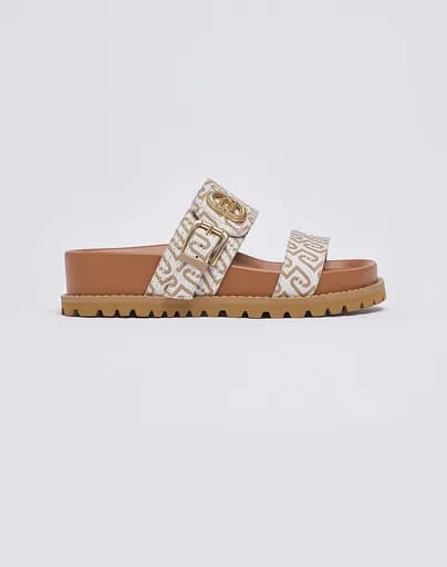 LIU JO DRESS 2_LIVIA 02 - SANDAL MONOGRAM JACQUARD ΠΑΠΟΥΤΣΙ ΓΥΝΑΙΚΕΙΟ SA6109TX439-S4054 Mixed
