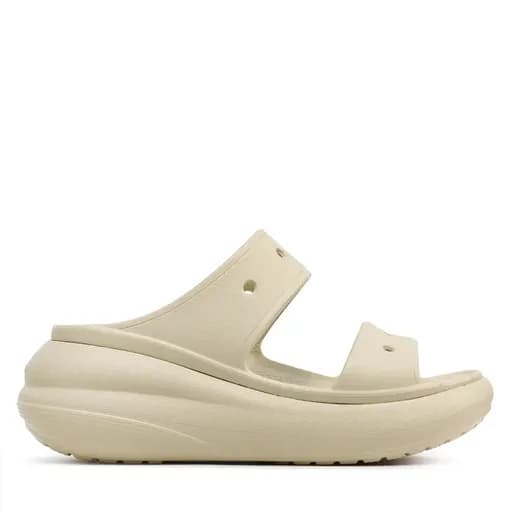 Γυναικείες Ανατομικές Παντόφλες Crocs Classic Crush Sandal 207670 2Y2 Μπεζ