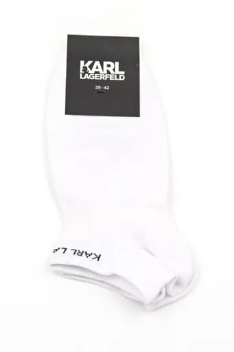 KARL LAGERFELD ΚΑΛΤΣΑΚΙΑ SNEAKERS LOGO ΛΕΥΚΟ