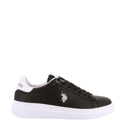 Ανδρικά sneakers U.S.POLO ASSN CODY010B-BLK PU SYNTH.LEATHER μαύρο