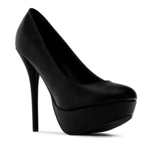 Andres Machado 453-01 Γόβα Μαύρη 15cm