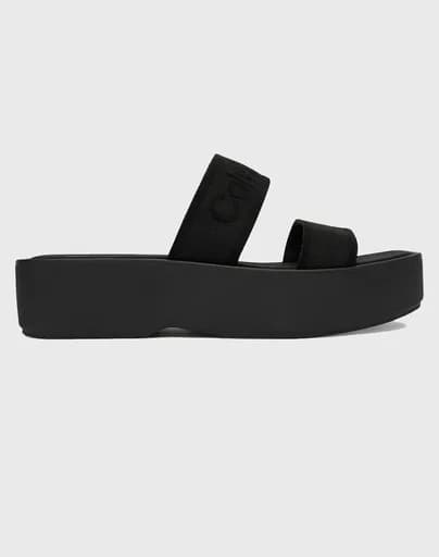 CALVIN KLEIN JEANS FLATFORM SNDL WEBBING HW0HW02878-0GJ Black