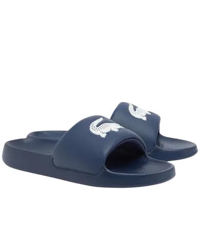 Lacoste Serve Sliders 1.0 Ανδρικές Παντόφλες 49CMA0021-092 Navy Μπλε