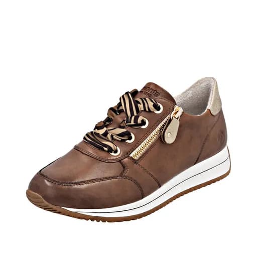 Remonte D0H11-25 Γυναικείο Δερμάτινο Sneaker Καφέ
