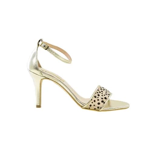 Γυναικεία πέδιλα Mariella Fabiani 801 χρυσό δέρμα