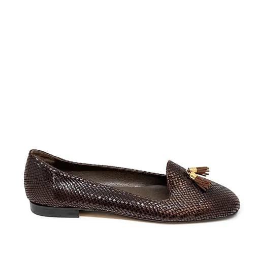 Bigshoes GA1158-05 Δερμάτινο Μοκασίνι Καφέ