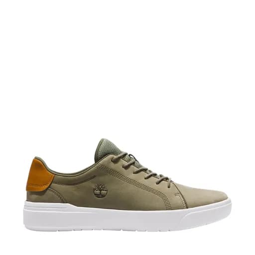 Ανδρικά sneakers Timberland TB0A5TZD991 SENECA BAY LOW LACE SNEAKER DEEP LICHEN GREEN λαδί δέρμα nubuck