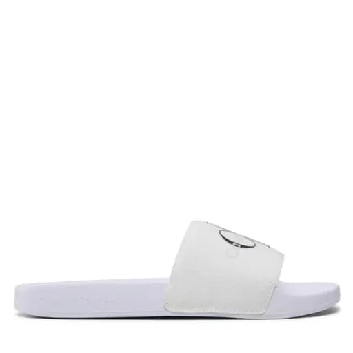 Γυναικείες Παντόφλες Calvin Klein Slide YW0YW00103 01W Λευκές